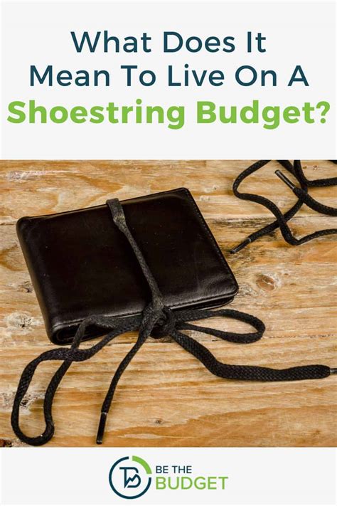 shoestring budget meaning